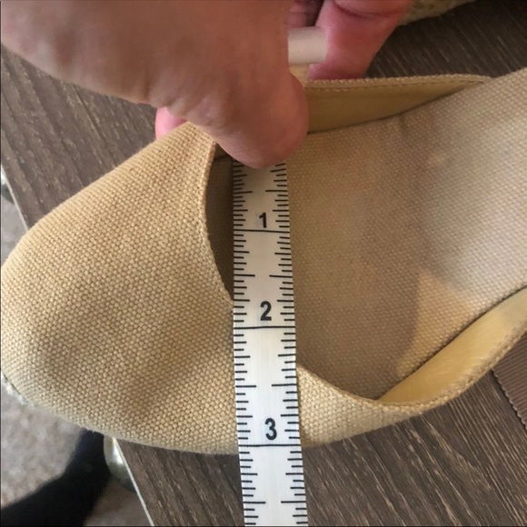 SOLD Christian Lounoutin lace up wedge 38.5 & 38 - Picture 10 of 12